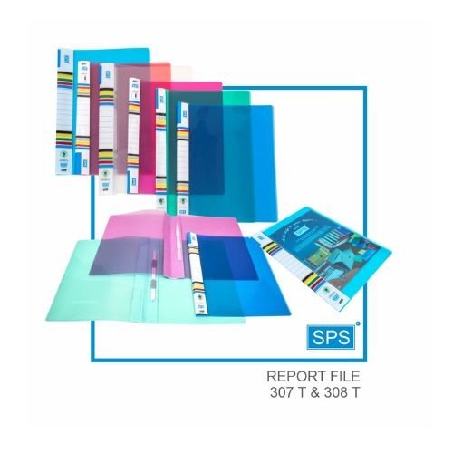 SPS A4 Transparent Report File (With Pocket)