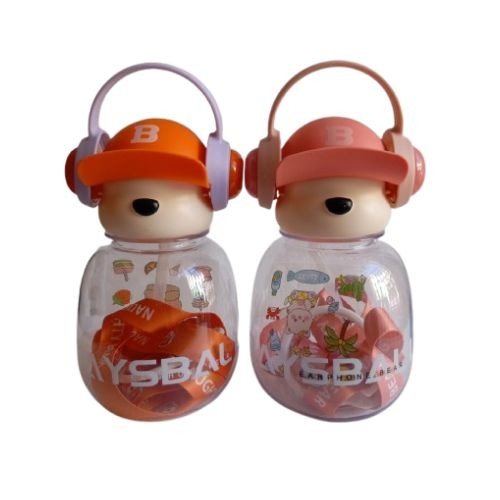 Head Phone Cap Water Bottle