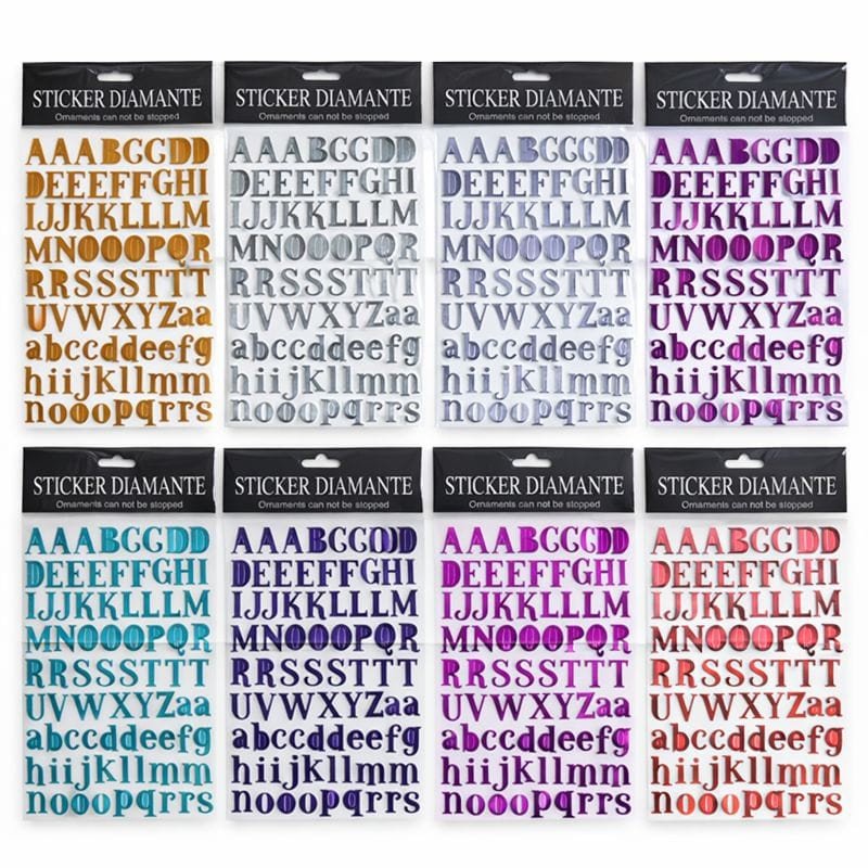 Sticker - Metallic ABCD