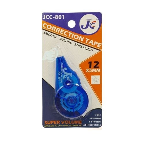 Plastic Color: Blue JC JCC 801 Correction Tape, For Education, Packaging  Type: Packet at Rs 20/piece in Mumbai