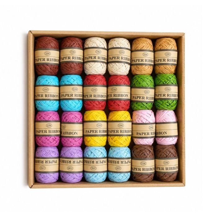 10 meters Paper Ribbon (Single) Pack of 24