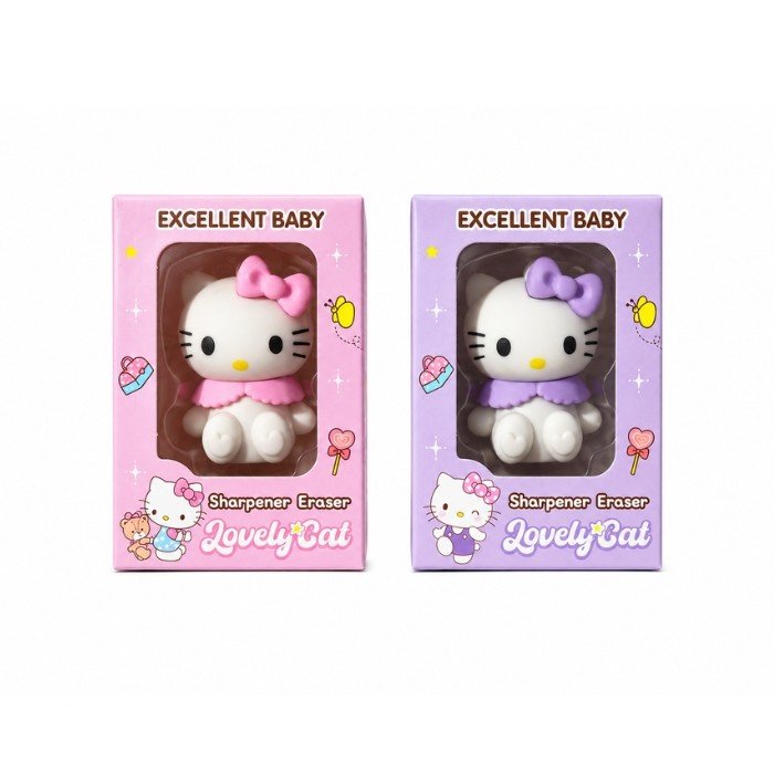 Eraser With Sharpener (Hello Kitty) 8904
