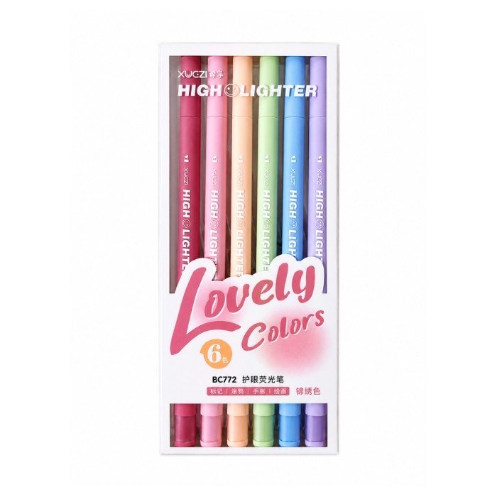 Lovely Colours Highlighter (Pack Of 6)
