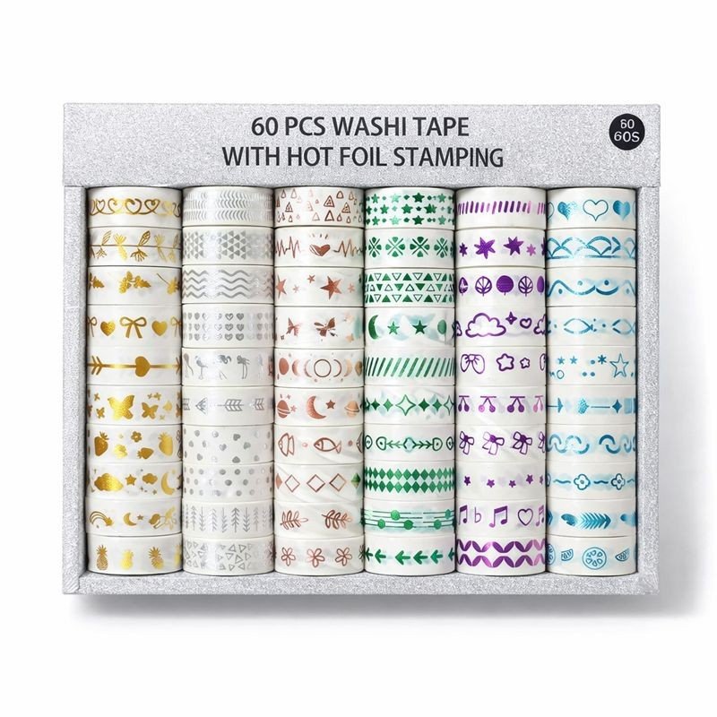Washi Tape - 8 (Pack Of 60)