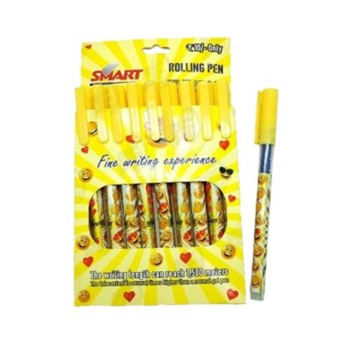0.5 MM SMART FREE INK ROLLER PEN (SMILEY)