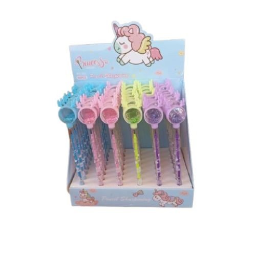 Dhakka Push Pencil - Beads Head (Unicorn)