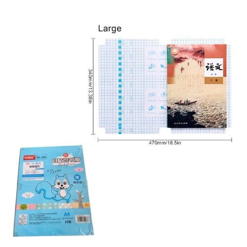 10 Pcs A4 Size Self Adhesive Sticker Book Cover