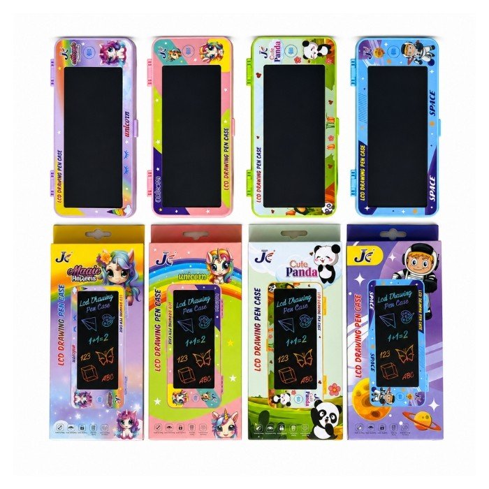 Magic Writing LCD Pencil Box (Printed) Single Door