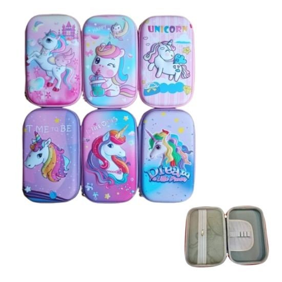 Unicorn - 3D Eva Pencil Pouch (Big Cut Size) OPP Packing