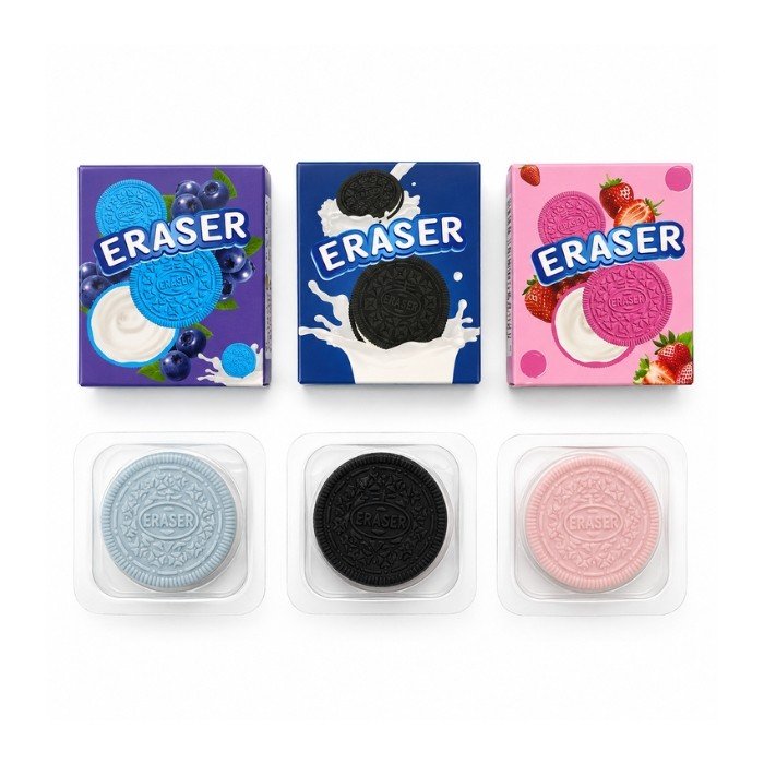 Oreo Cream Biscuit Eraser