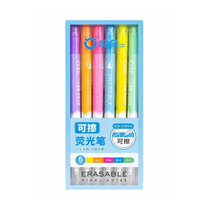 Erasable Highlighter (Pack Of 6)