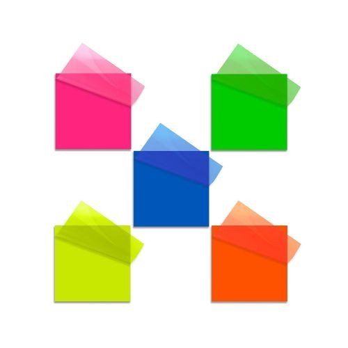 JC Sticky Notepad 3" x 3" (Plastic) Colour