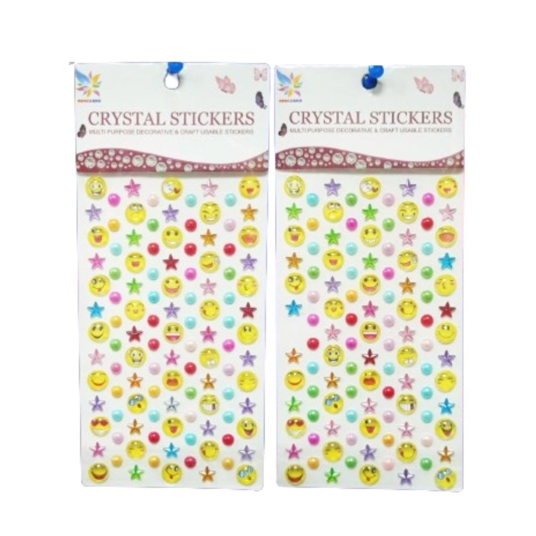 Beads Card Medium (Smiley + Moti + Star Stone)