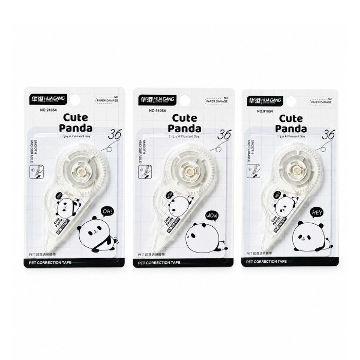 Hua Gang PET Panda Correction Tape (91054)