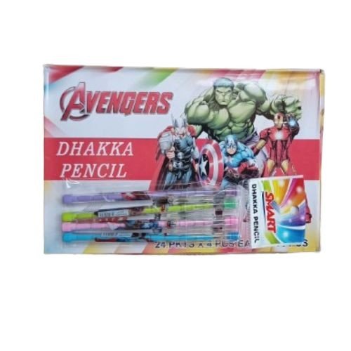 Dhakka Push Pencil (Transparent) - Avengers Print
