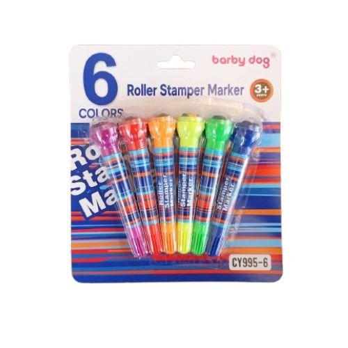 Roller Stamper Marker (6 Colours)
