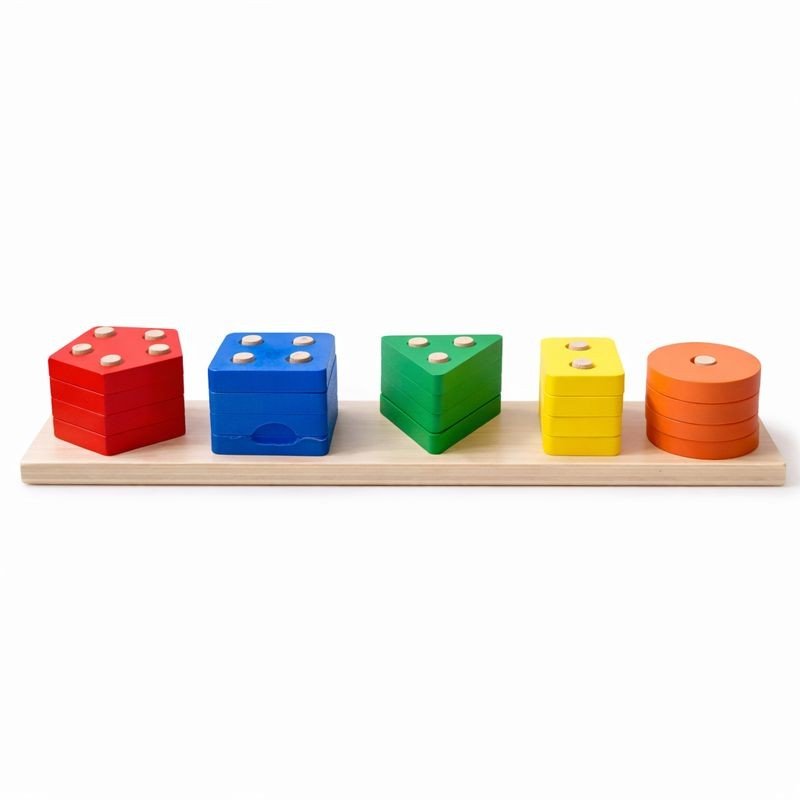 Wooden Shape Sorter Game