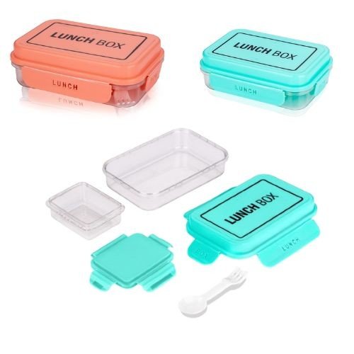 Classic Transparent Plastic Lunchbox