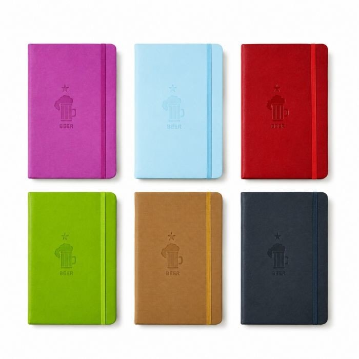 Depai Diary A5 (25-01) 132 Sheets/80 gsm - Leather Hard Bound / Elastic