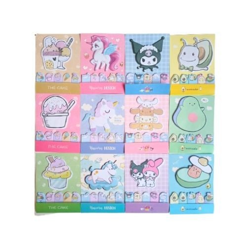 Sticky Note - Cartoon Shape (5 Cut + 1 Big)
