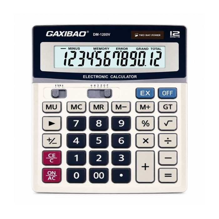 Gaxibao Desktop Calculator DM-1200V
