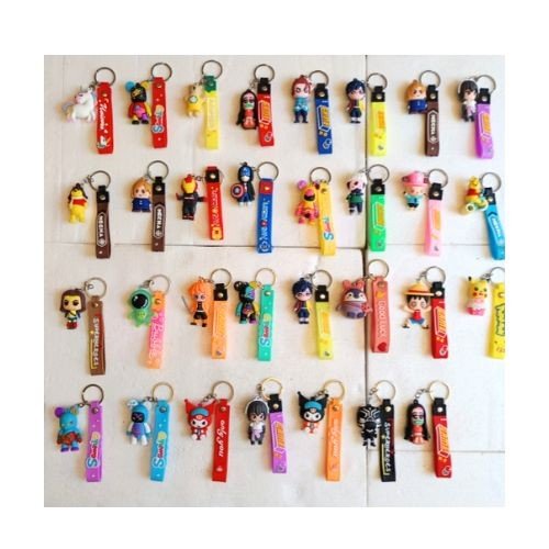 3D Big PVC Keychain With Belt (100 Designs)
