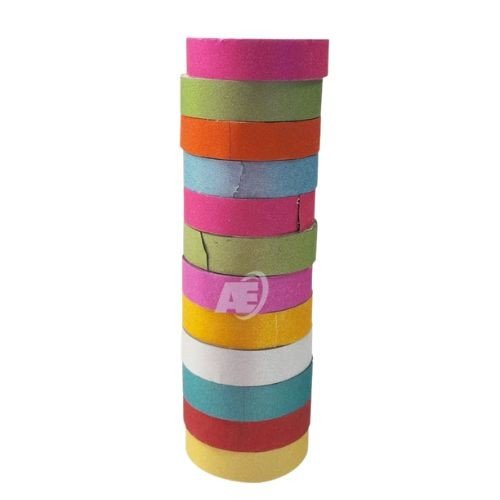 Mosa Plain Glitter Tape Roll (Pack Of 12)