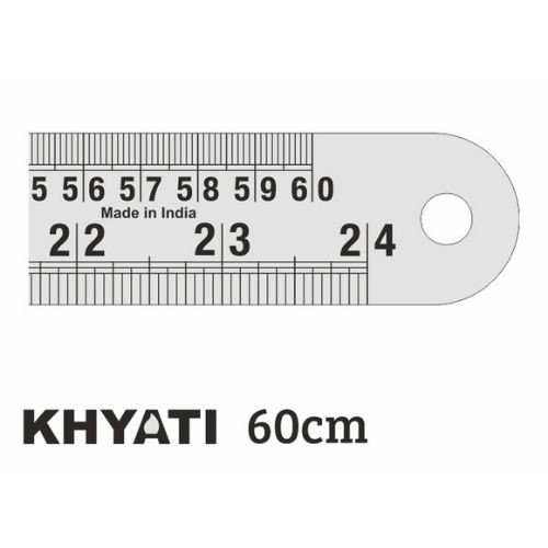 60 cm Khyati Steel Scale