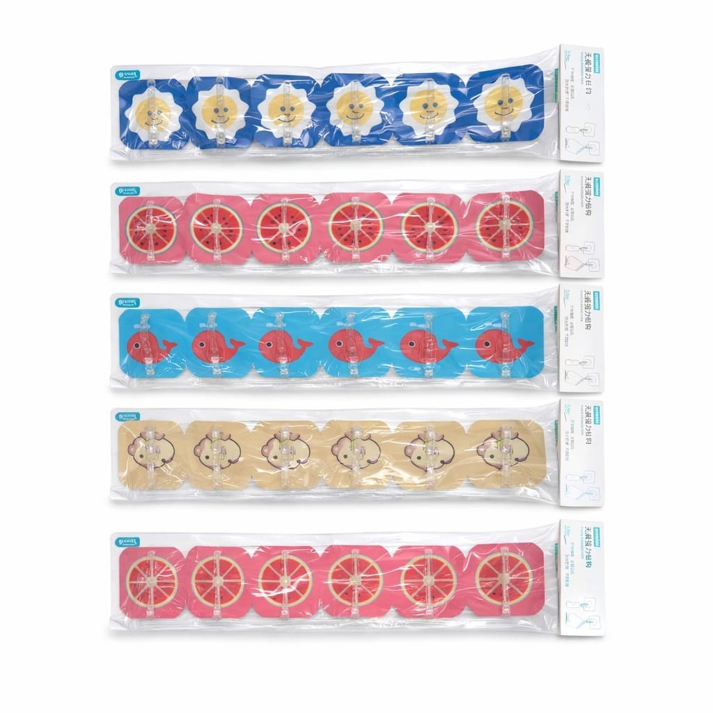 6 Pcs Hook Patti Printed (810)