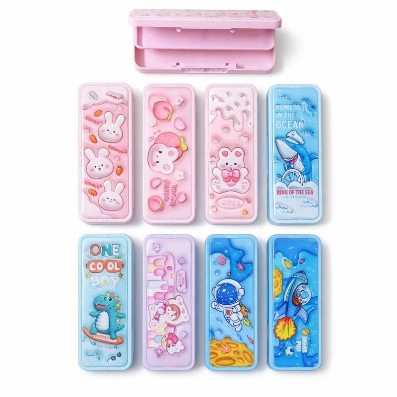 Plastic Pencil Box (Password) - 3