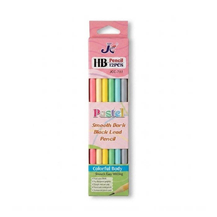 JC Pastel HB Pencil (Pack Of 12)