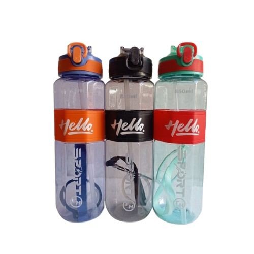 850 ml Hello Centre Grip Octagon Water Bottle