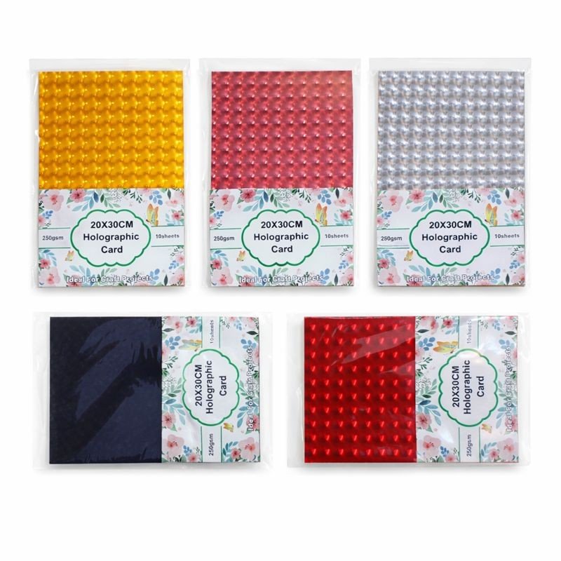 250 gsm A4 Holographic Card - 1 (Pack Of 10)