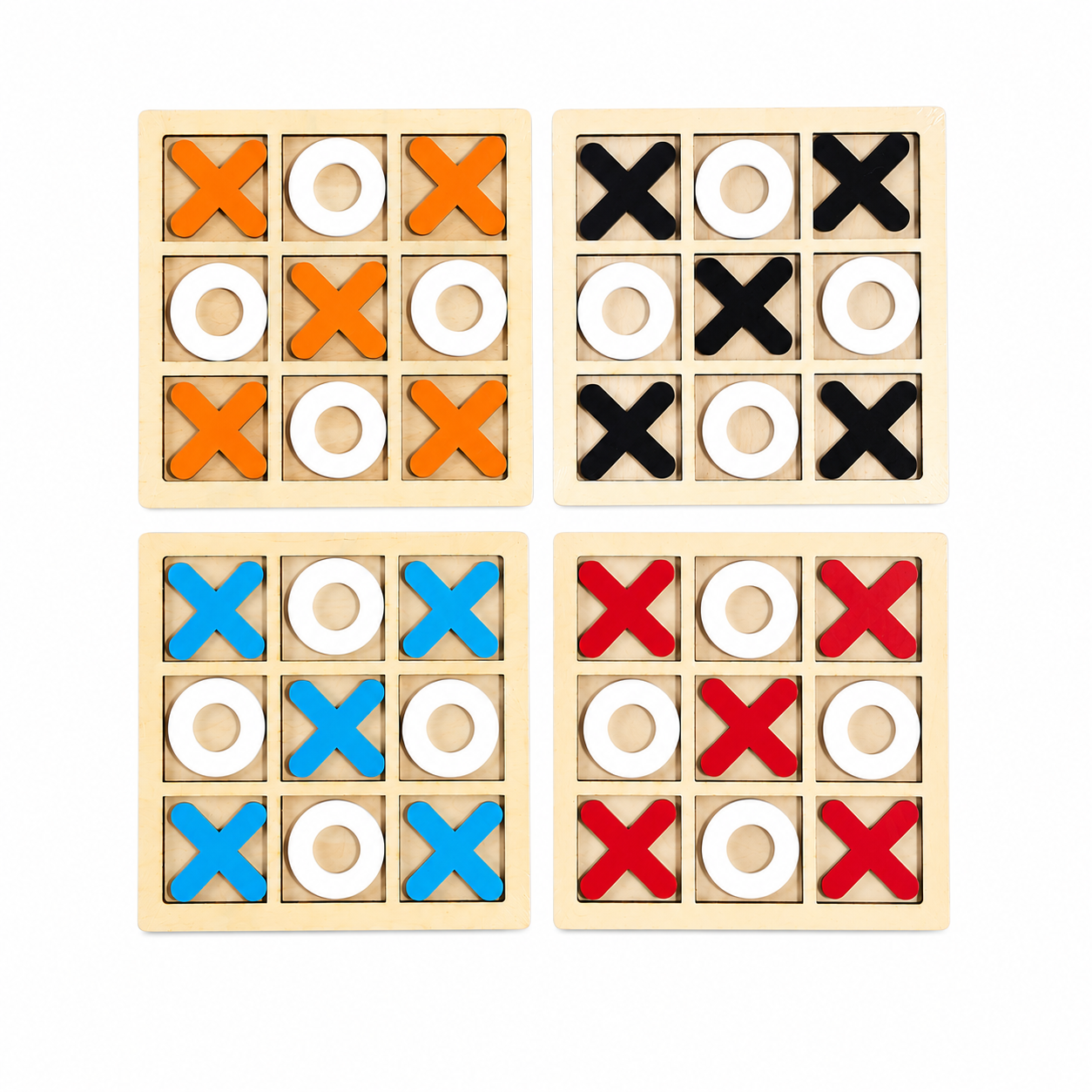 Wooden Board Game (Tic Tac Toe) 18 cm x 18 cm