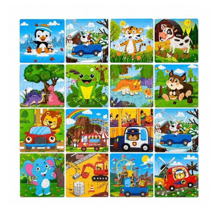 Wooden Jigsaw Puzzle (Small) 15 cm x 15 cm