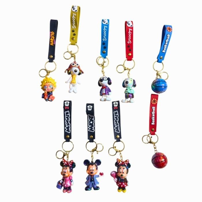 Metallic Silicon Keychain - 2